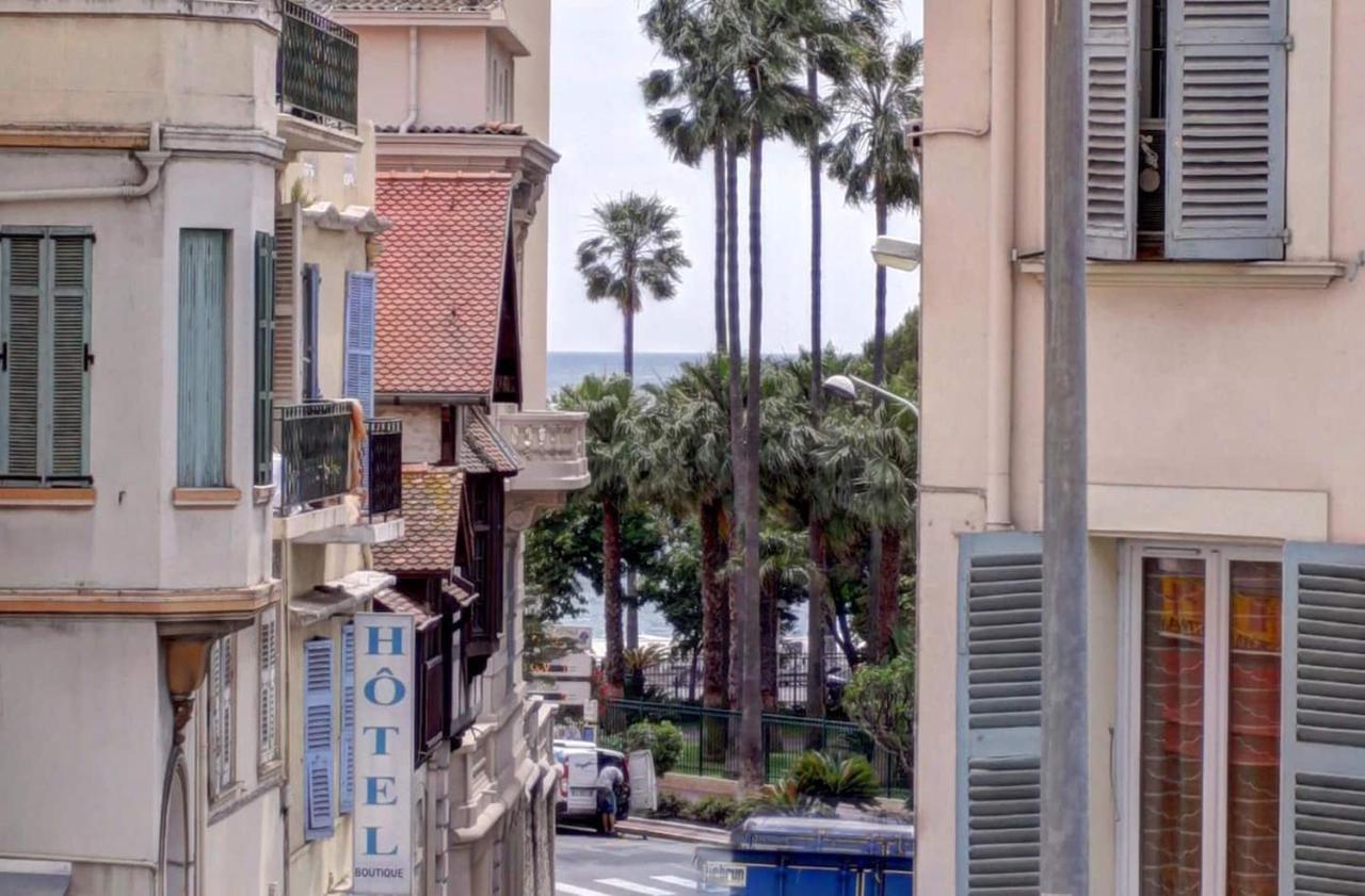 Cannes Plage 2Mn/45M2/Vue Mer/Inernet/Clim/Parking Prive Exterior photo